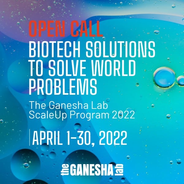 The Ganesha Lab,  Global Biotech Scale up, launches Open Call 2022 for science and technology-based startups in Latam