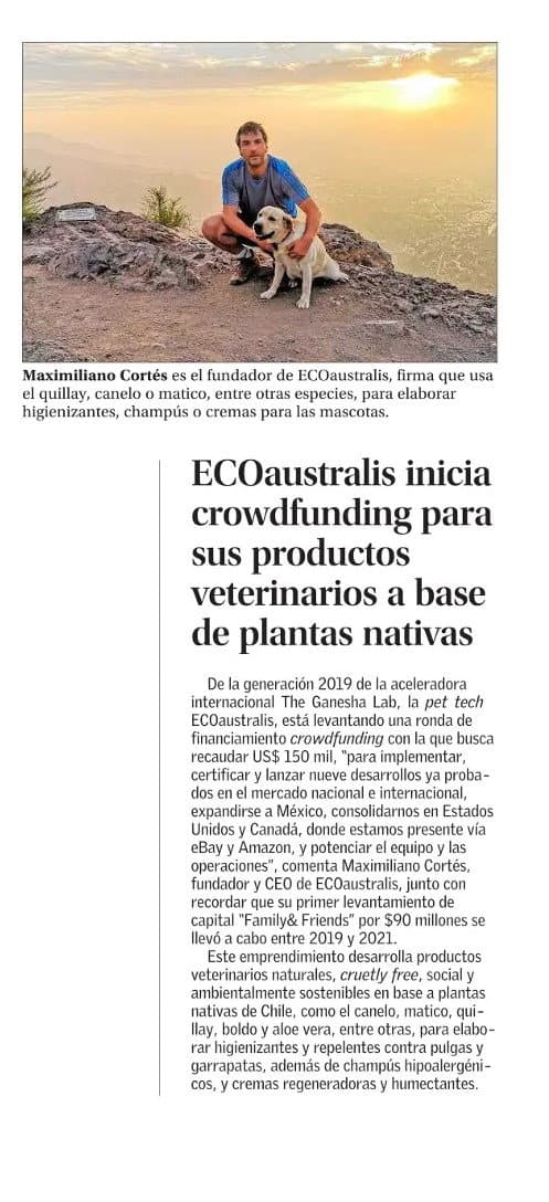 ECOAustralis launched crowdfunding for its veterinary line